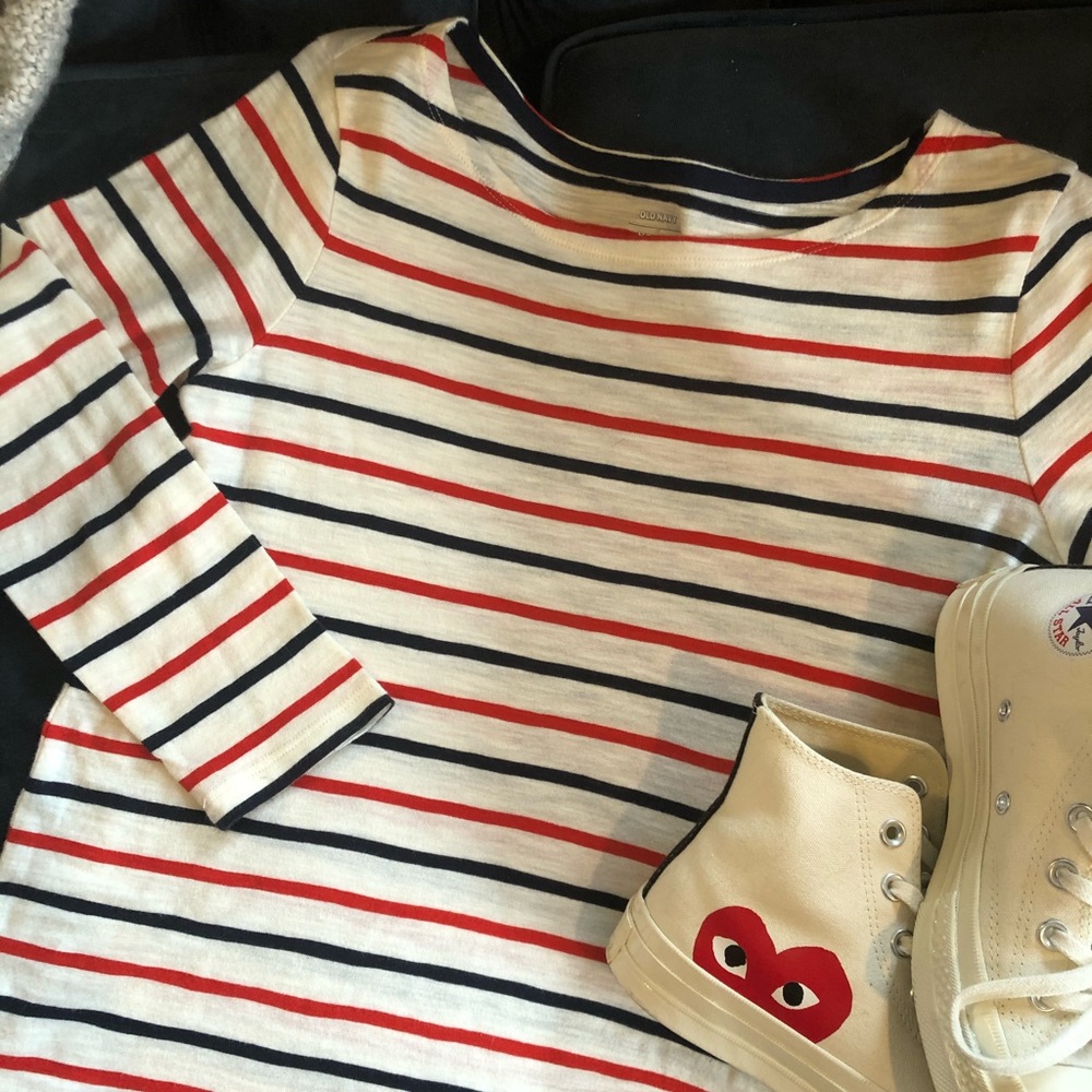 NWT Striped Long Sleeve Top🍒